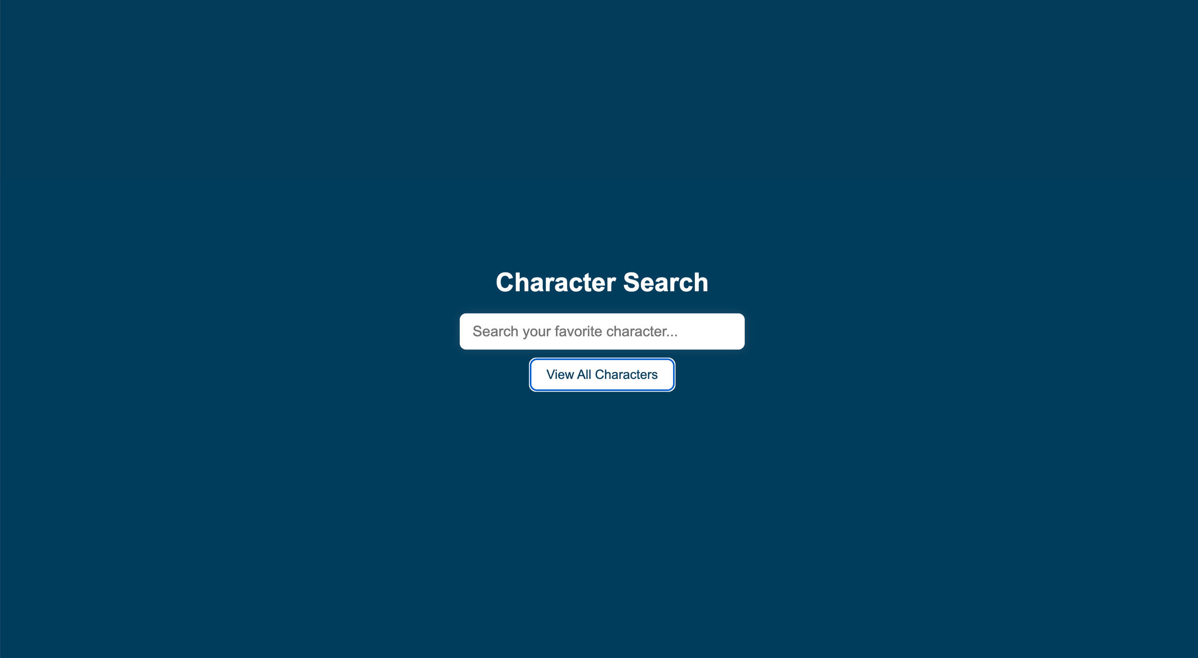 Character Search