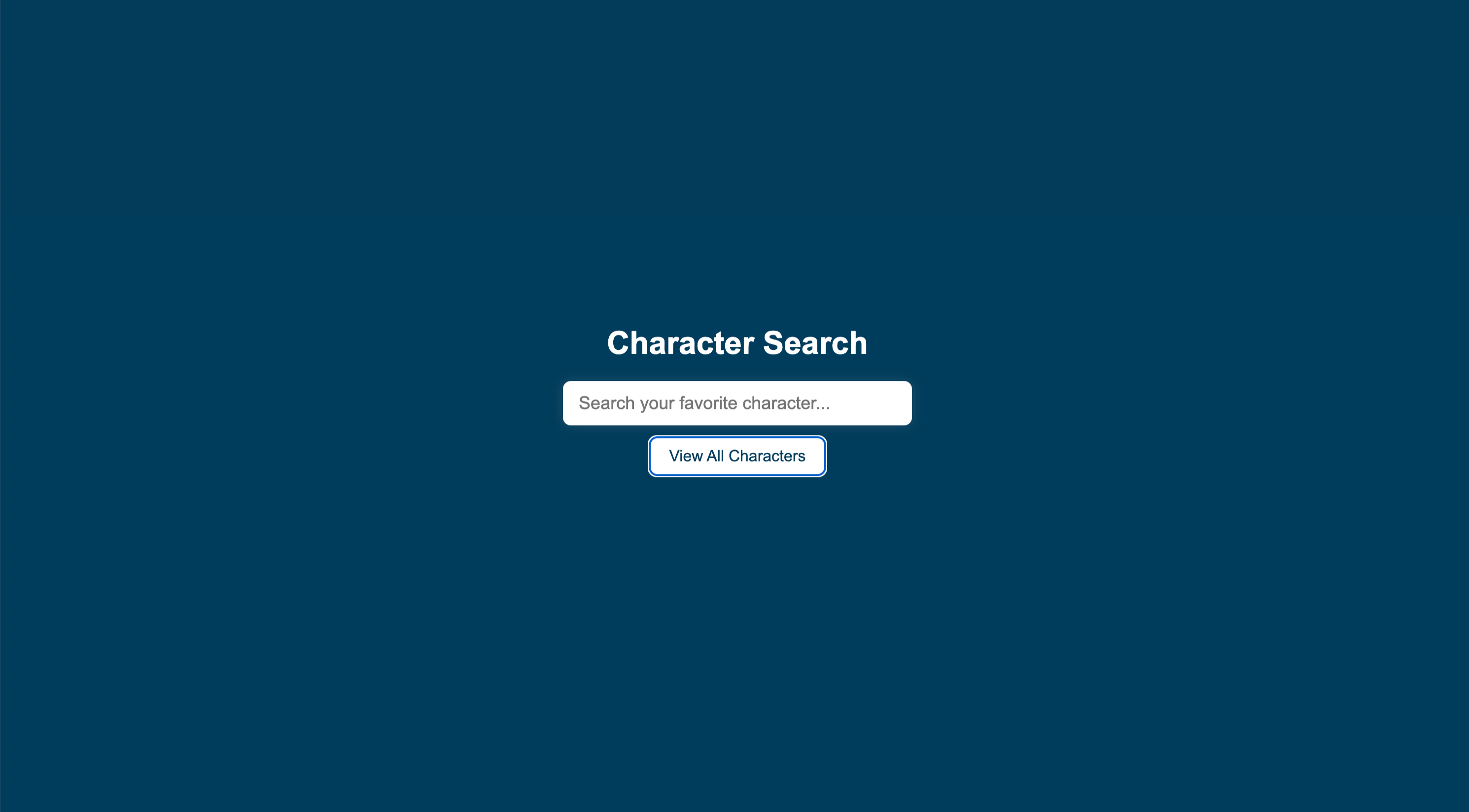 Character Search